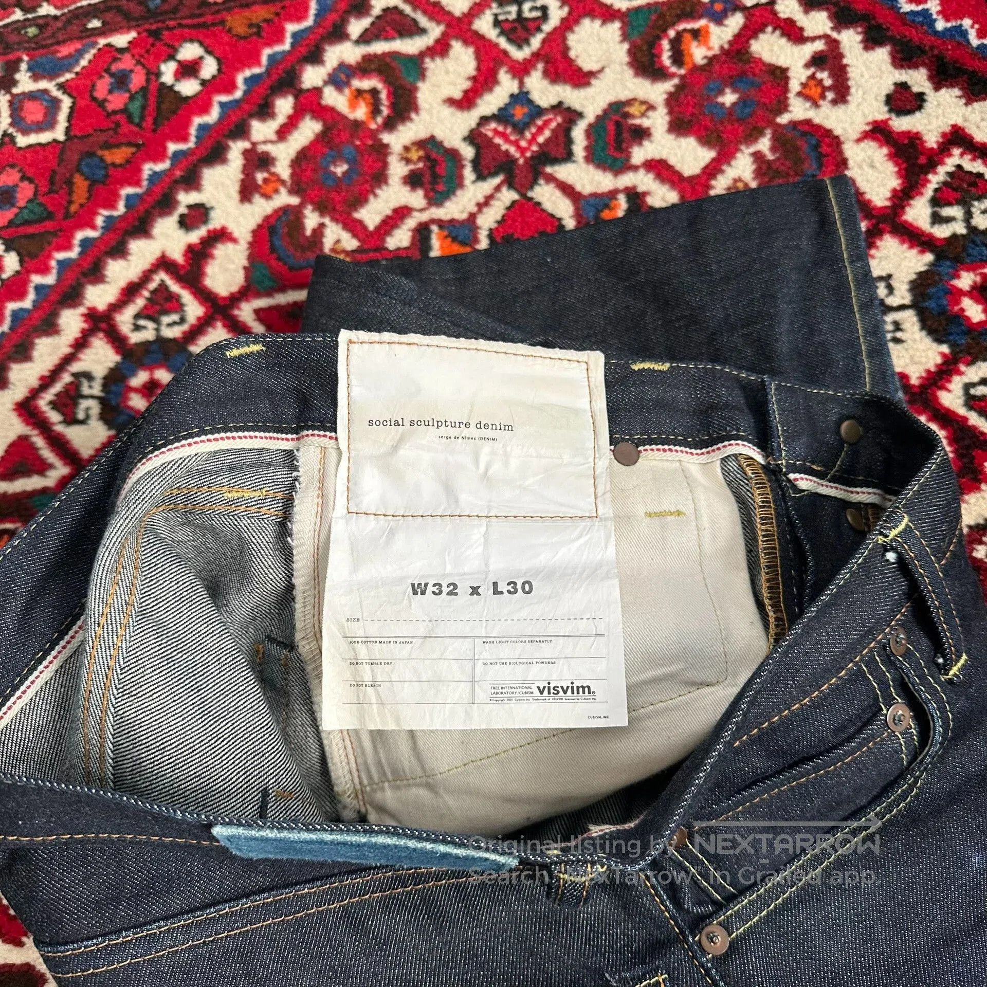 Visvim visvim 20AW 10R Raw Denim Jeans. Size US 32 / EU 48 - 7 Thumbnail