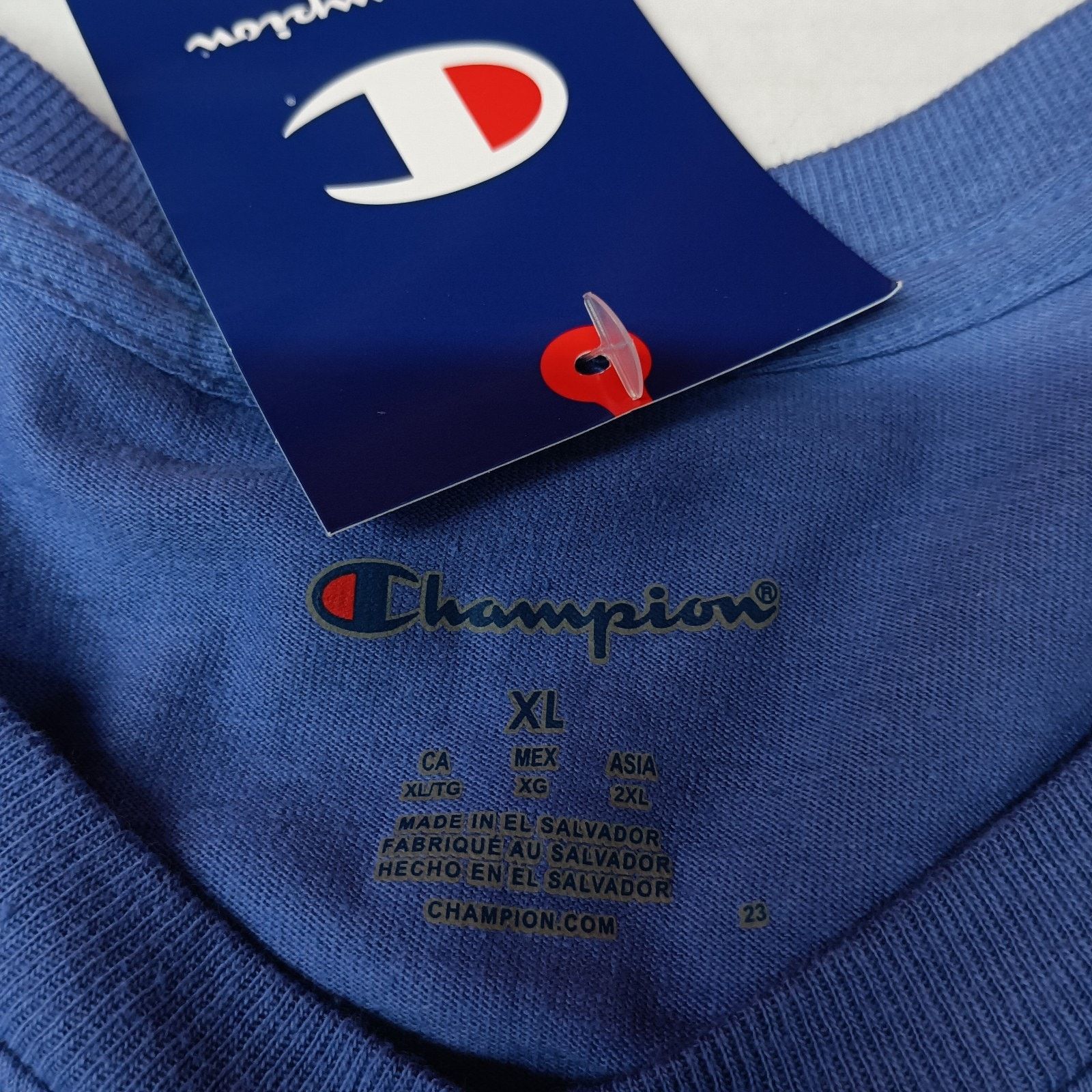 Champion Champion Classic Graphic T-Shirt Men's XL Purple Spell Out Size US XL / EU 56 / 4 - 3 Thumbnail