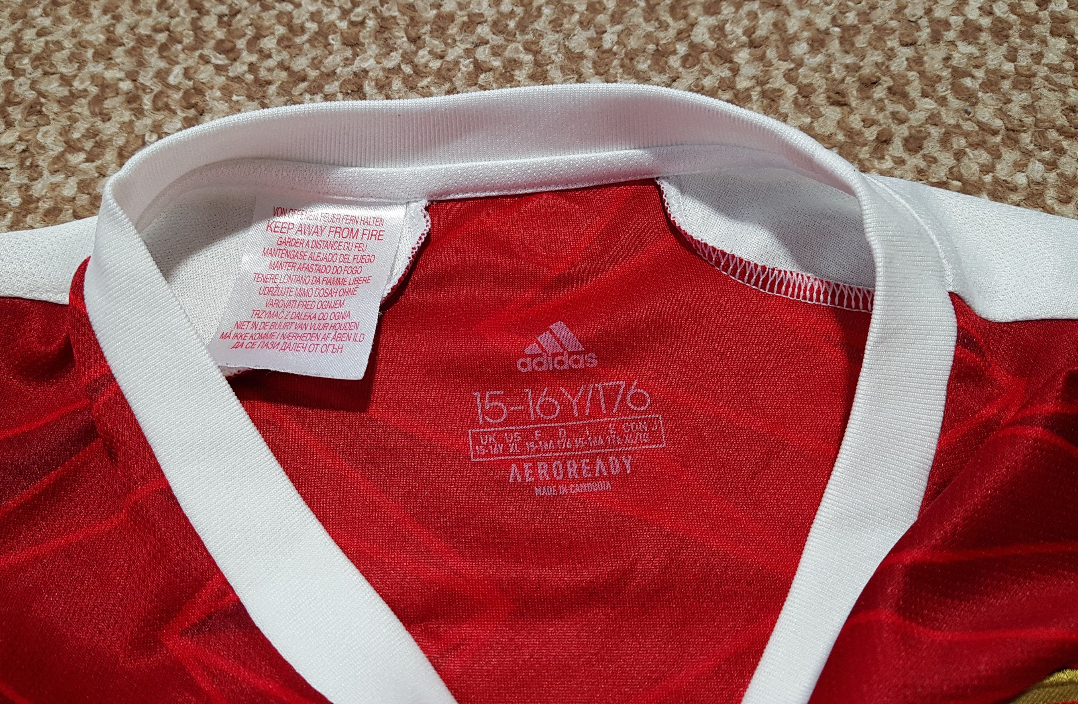 Adidas Adidas Arsenal London 2020/21 Home Soccer Jersey Shirt 15-16 Size US S / EU 44-46 / 1 - 10 Thumbnail