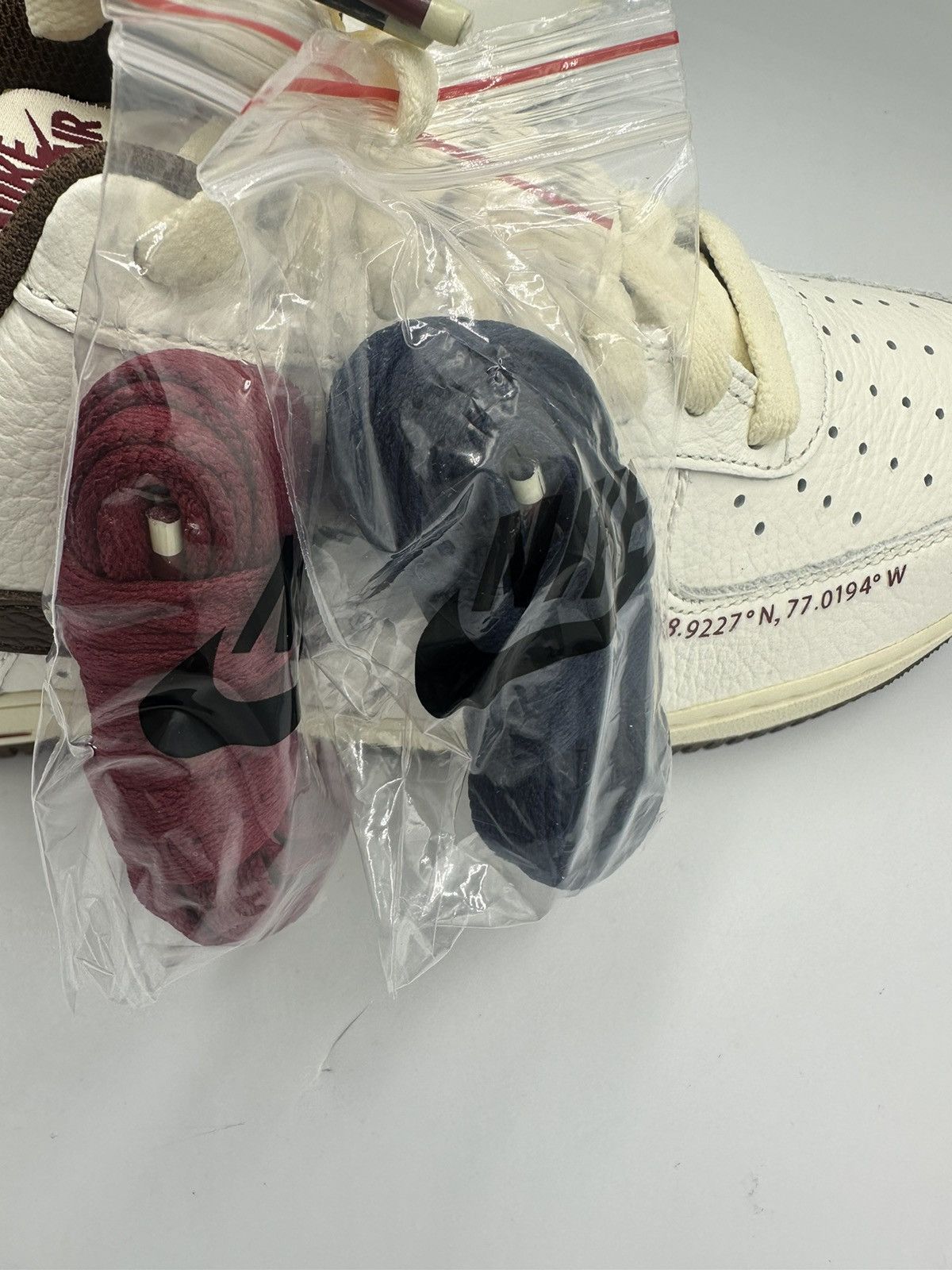 NCAA Nike Air Force 1 Low '07 Howard University Yardrunners Size US 10.5 / EU 43-44 - 9 Thumbnail