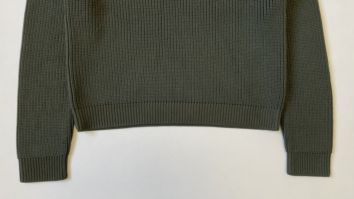 Craig Green Sample Olive Tech Ribbed Knit Sweater Size US M / EU 48-50 / 2 - 8 Thumbnail