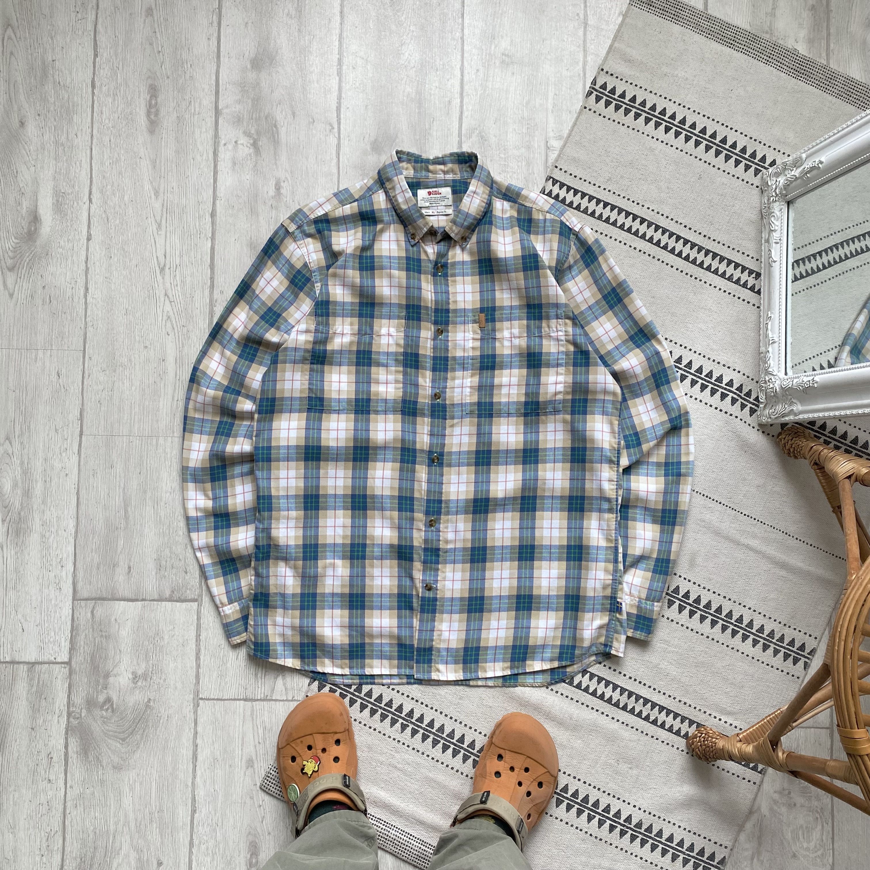 Fjallraven 👔 Flannel Fjalraven shirt Button Up Travis Scott style Size US L / EU 52-54 / 3 - 1 Thumbnail