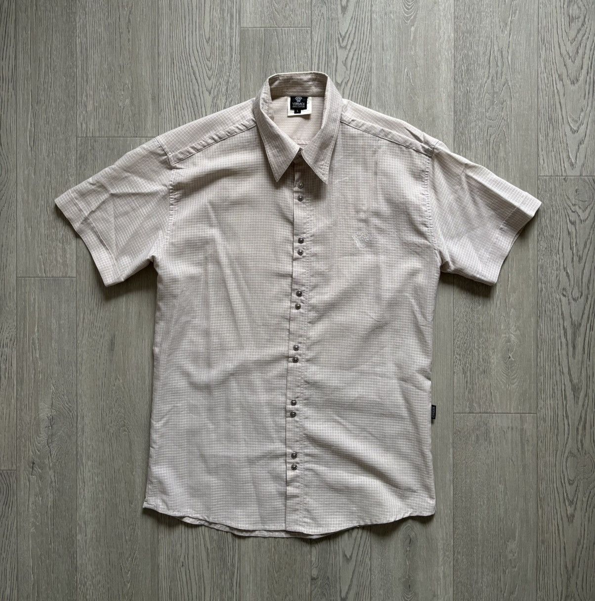 Versace × Vintage Vintage Versace Jeans Couture Shirt Logo Size US L / EU 52-54 / 3 - 1 Thumbnail