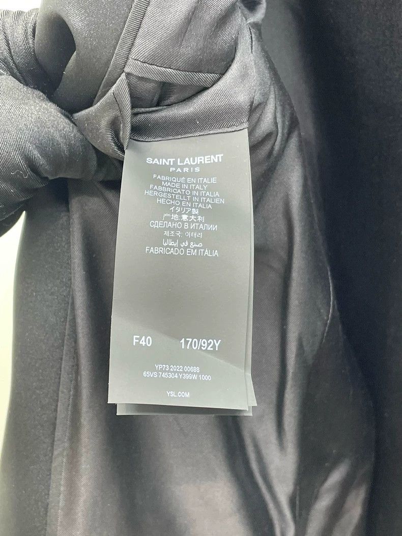 Yves Saint Laurent saint laurent Black suit with large lapels blazer 2503-Next Size S / US 4 / IT 40 - 7 Thumbnail