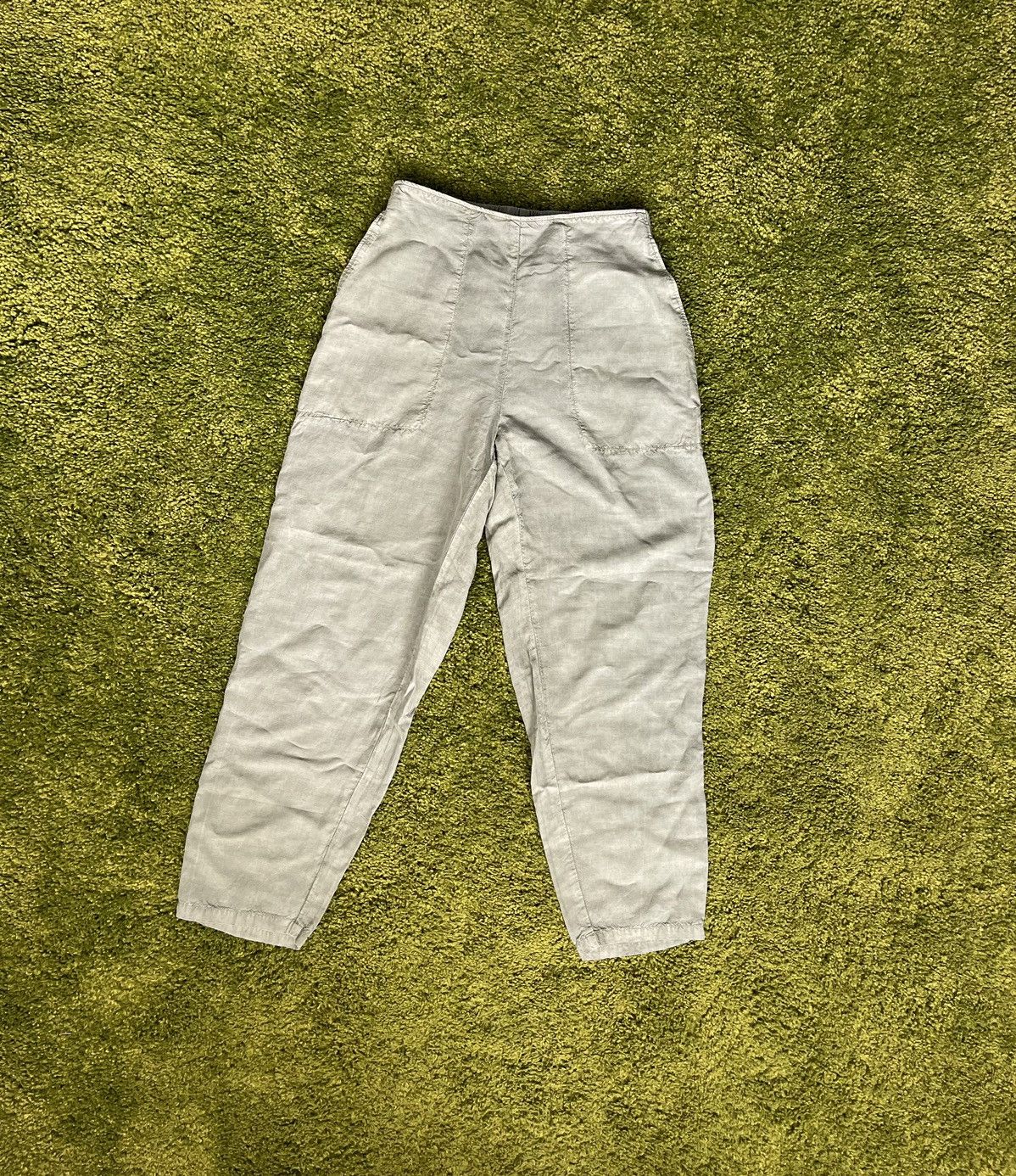 Ischiko by Oska avant garde linen wide samurai pants