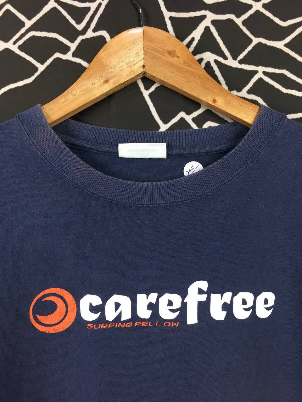 Vintage Vtg Carefree Surfing Fellow Surf & Street Tee Size US M / EU 48-50 / 2 - 6 Thumbnail