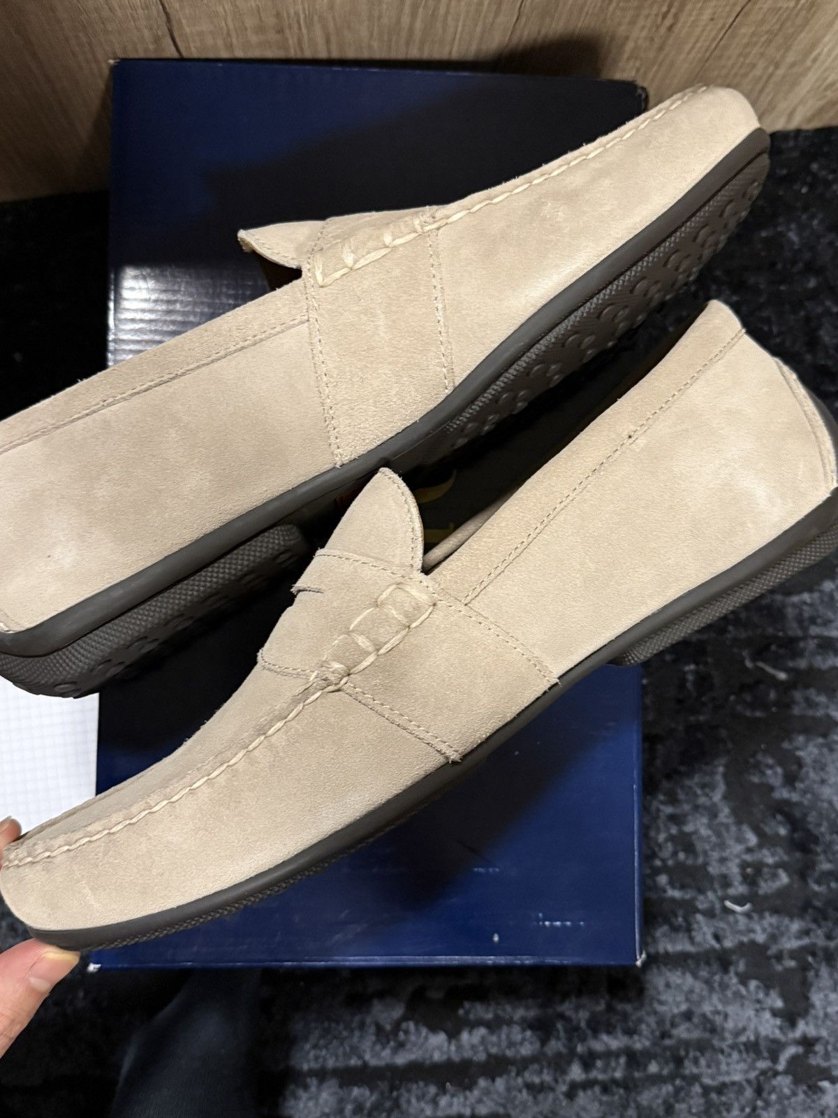 Polo Ralph Lauren POLO RALPH LAUREN REYNOLD SUEDE DRIVER Size US 12 / EU 45 - 8 Thumbnail