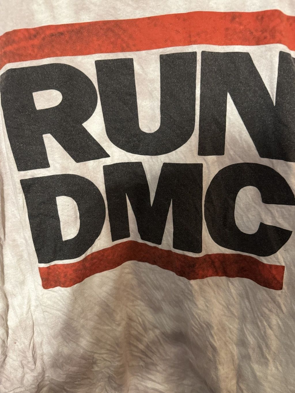 Old Navy Run DMC Tye Dye Vintage Logo t-shirt White Men's size XL Size US XL / EU 56 / 4 - 4 Thumbnail