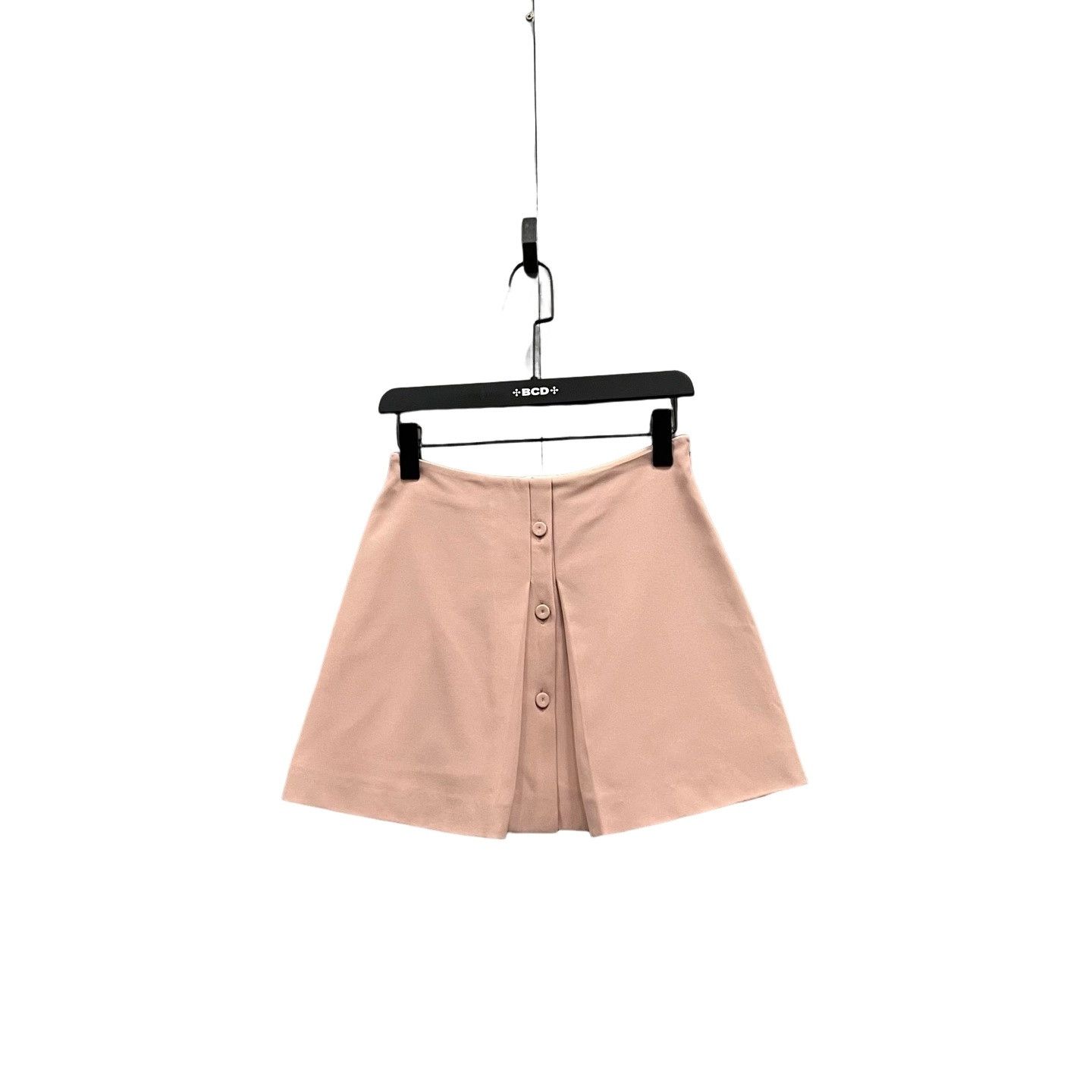 Miu Miu Miu Miu Pink Button Front Mini Skirt Size 38 Size 26" / US 2 / IT 38 - 1 Thumbnail