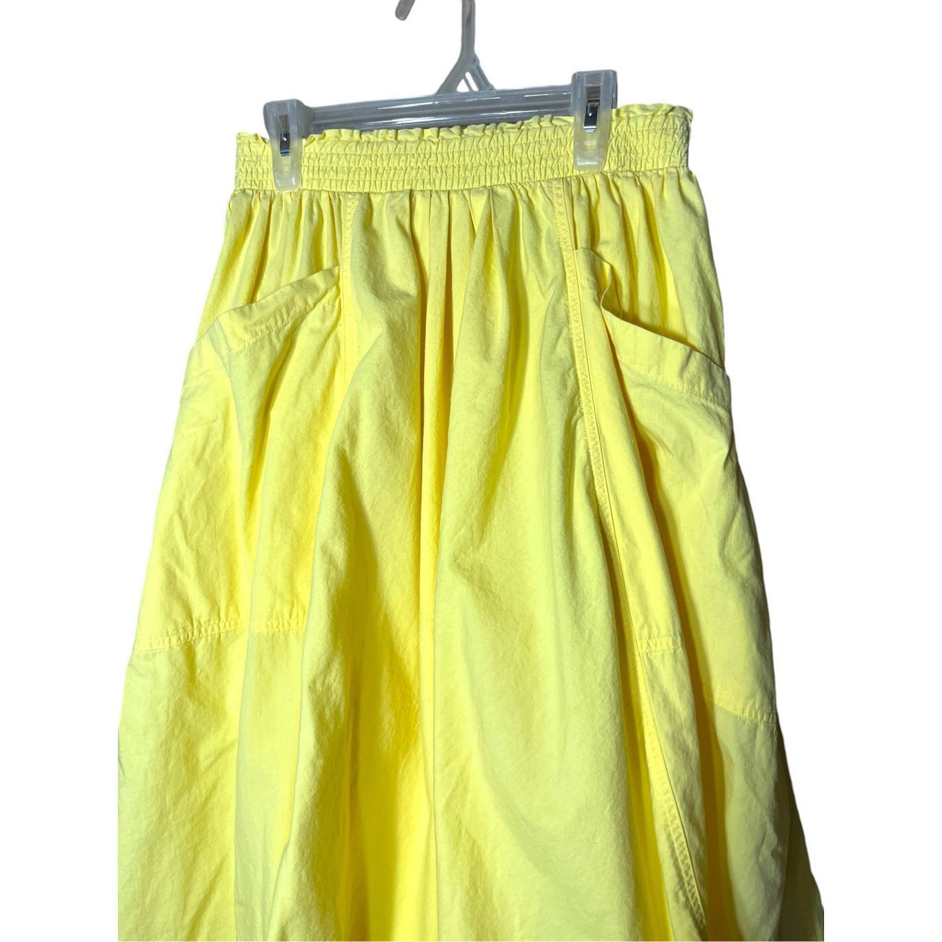Other Vintage Liz Sport Yellow Maxi Skirt Size Medium Size 26" / US 2 / IT 38 - 2 Thumbnail