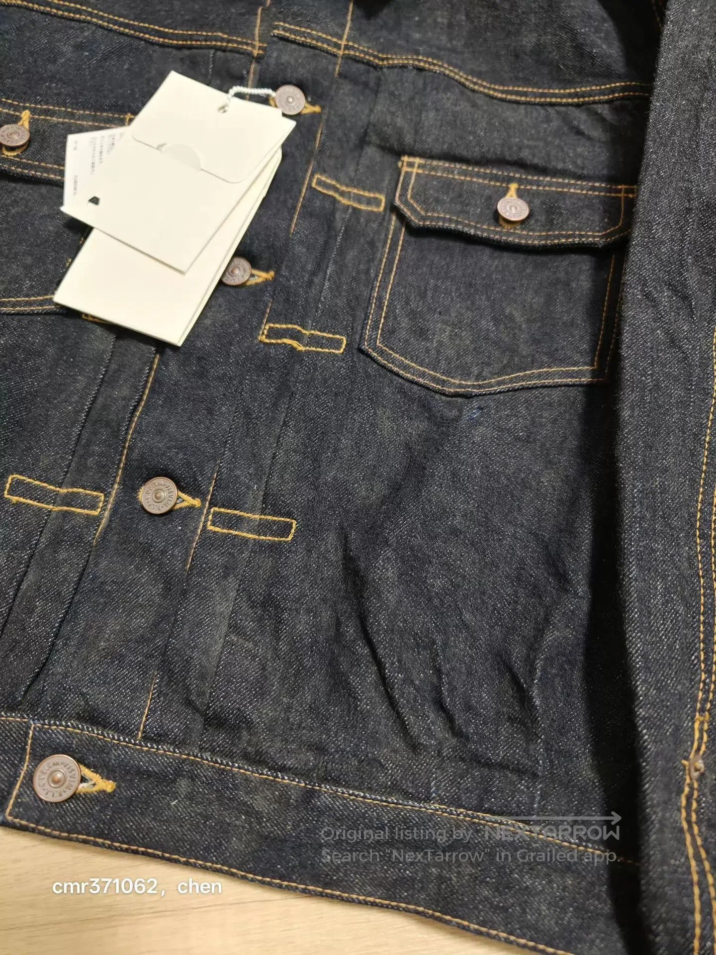 Visvim Blue Denim Jacket with Button Front and Pockets. Size US S / EU 44-46 / 1 - 3 Thumbnail