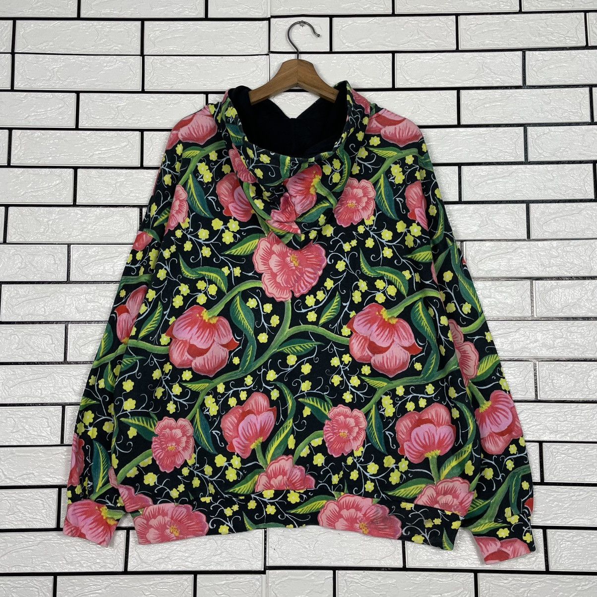 Desigual Desigual Flower Design Pullover Hoodie Size US M / EU 48-50 / 2 - 7 Thumbnail