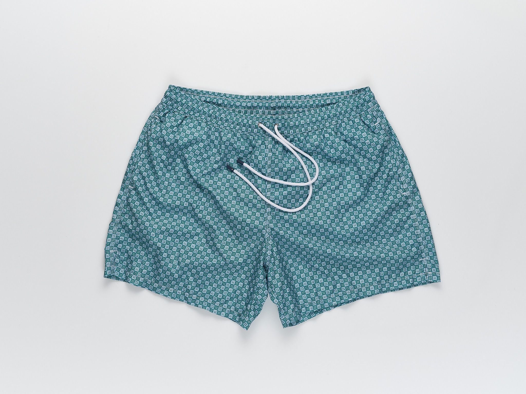 Fedeli Fedeli Blue printed Swim shorts XL Size US 34 / EU 50 - 1 Thumbnail