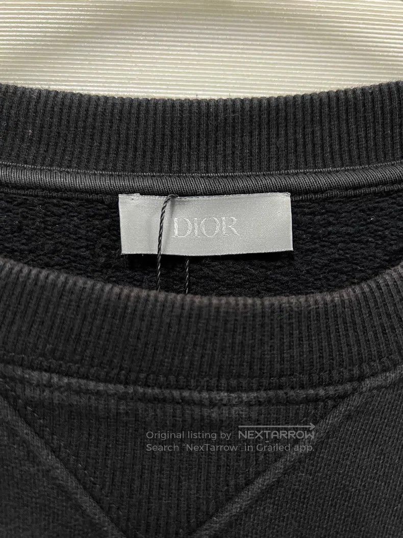 Dior Dior Embroidered slogan letter logo sweatshirt Size US XXL / EU 58 / 5 - 3 Thumbnail