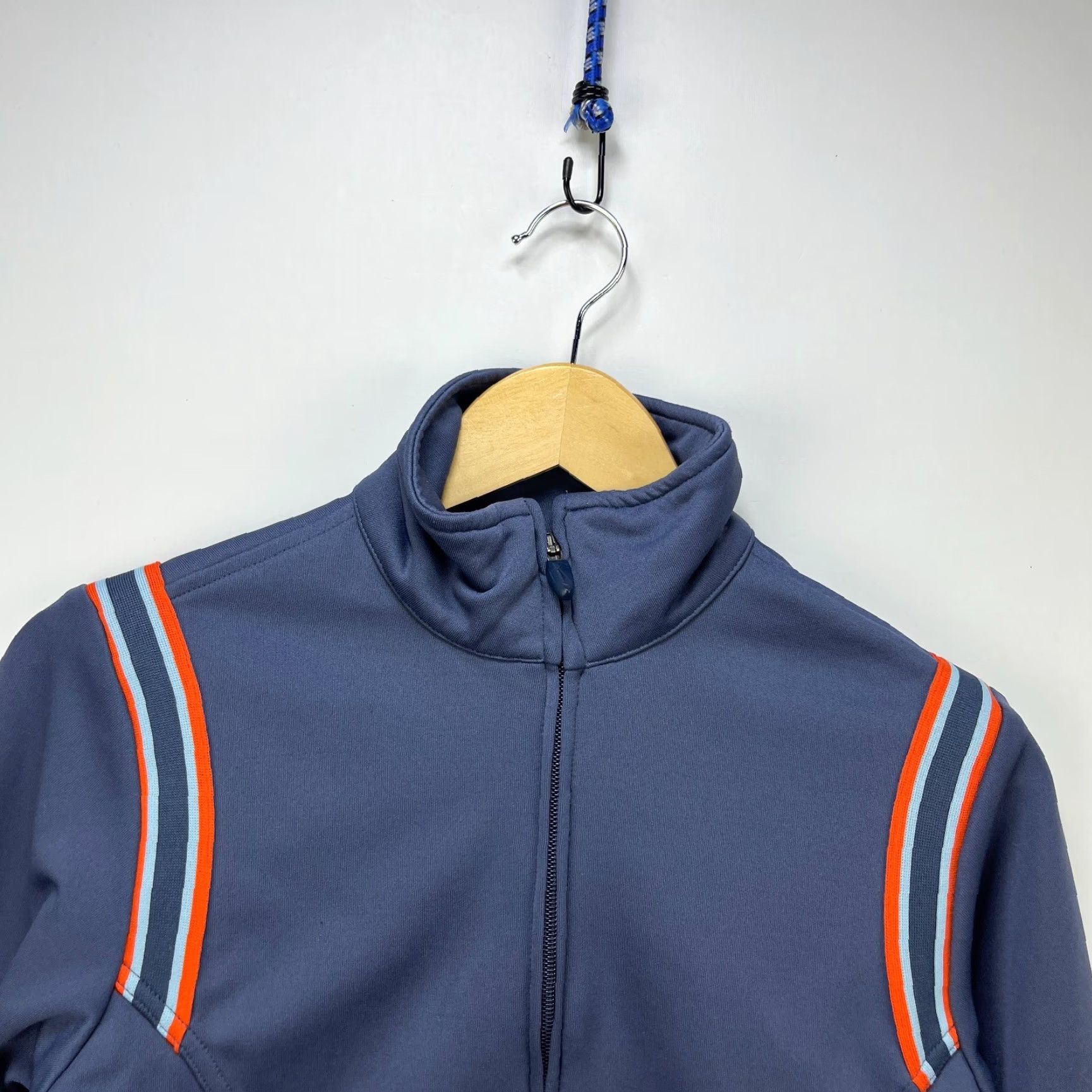 Nike VINTAGE Nike Y2K Swoosh Track Jacket Women’s Small Blue USA Size S / US 4 / IT 40 - 3 Thumbnail