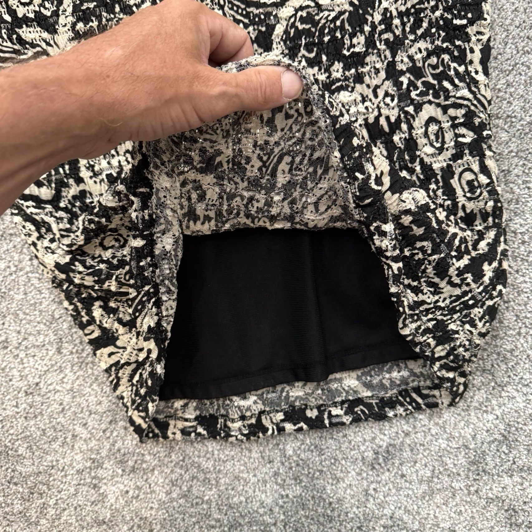 Vintage VINTAGE Y2K Blouse Sz Large Artisinal Boho Chic Jacquard Weave Business Casual East 5th Black L Women Blouse Size L / US 10 / IT 46 - 7 Thumbnail