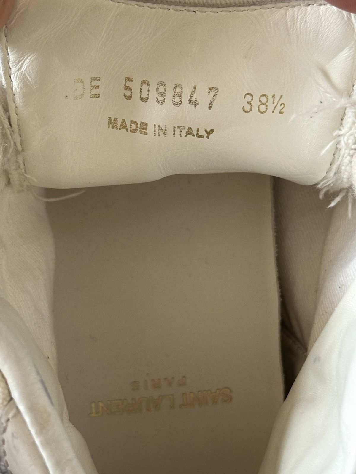 Saint Laurent Paris Saint Laurent Logo Sneakers Size US 8.5 / IT 38.5 - 2 Thumbnail