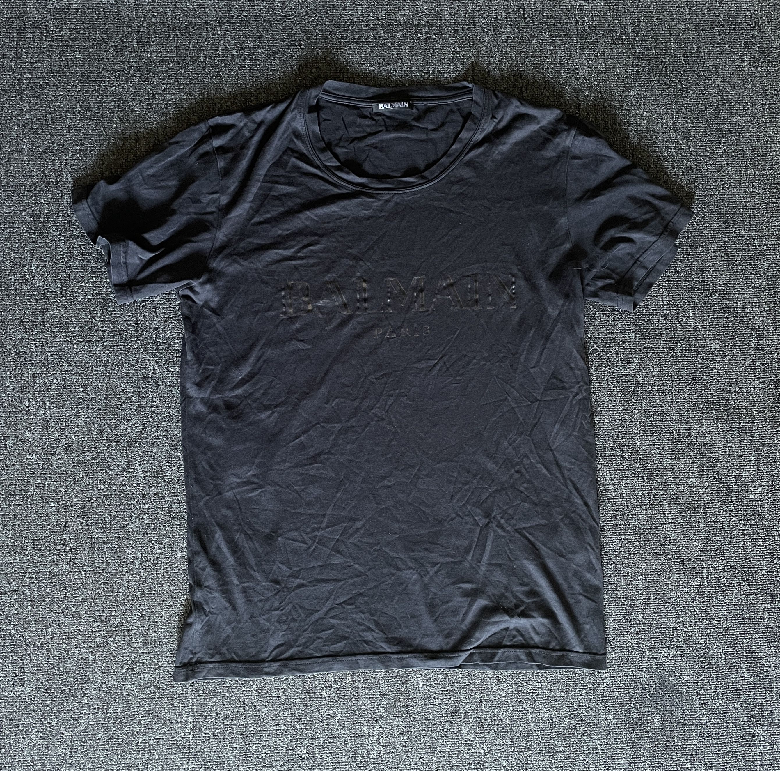 Balmain Balmain men's black t-shirt size M Size US M / EU 48-50 / 2 - 1 Thumbnail