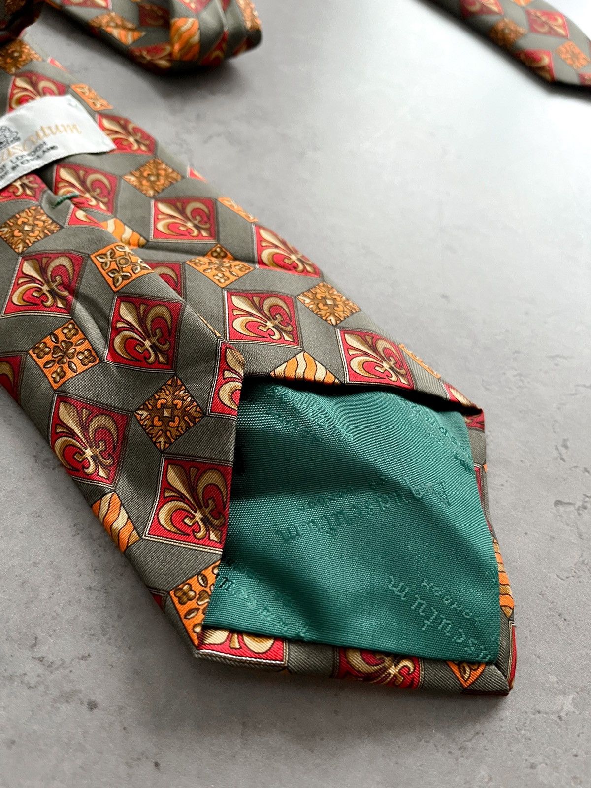 Aquascutum × Vintage AQUASCUTUM 100% silk made in England tie Size ONE SIZE - 3 Thumbnail