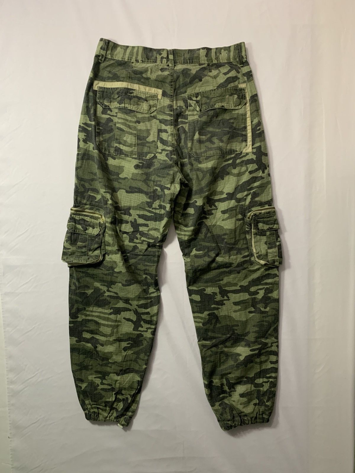 Pelle Pelle Vintage 90s Marc Buchanan Pelle Pelle Multi Pocket Cargo Size US 34 / EU 50 - 2 Thumbnail