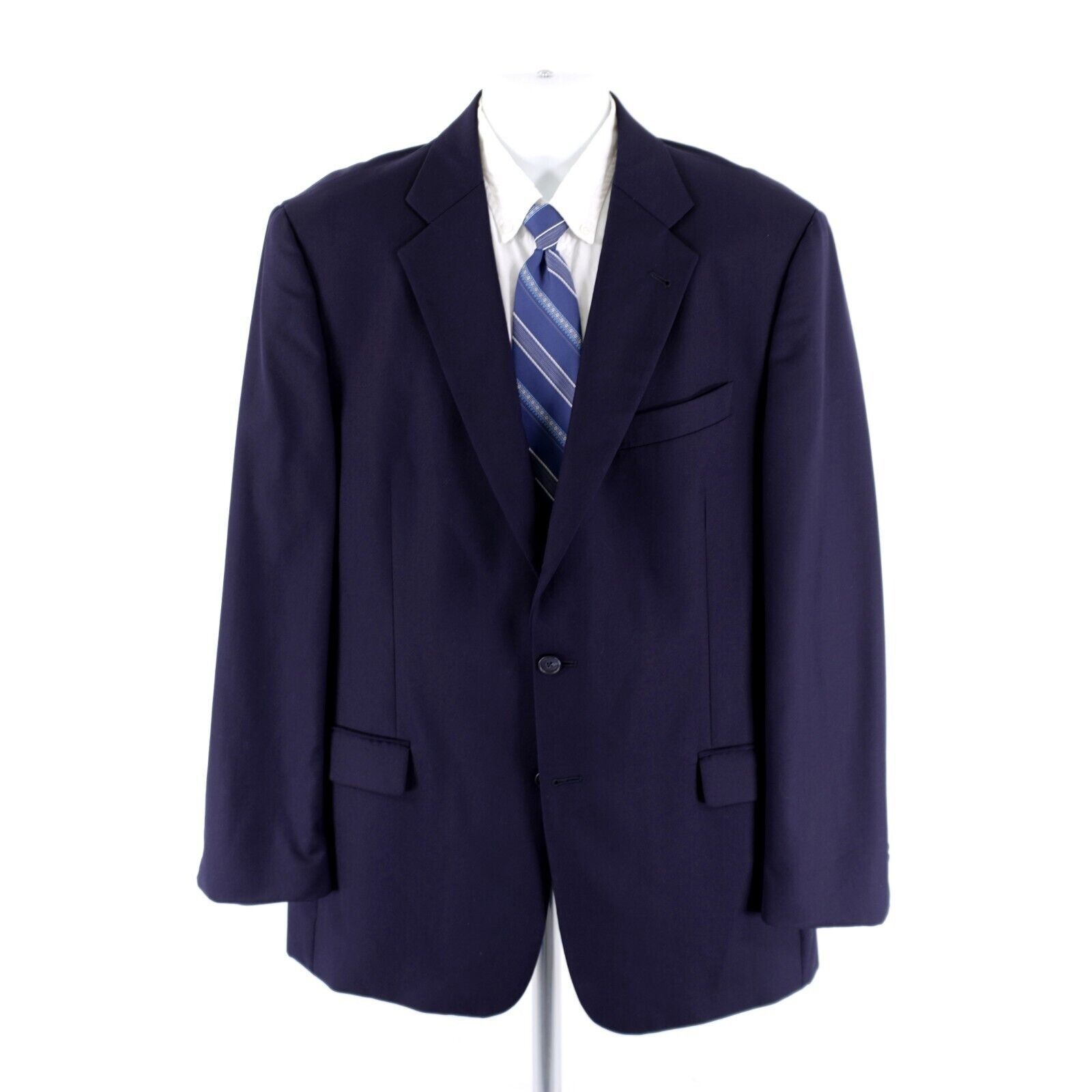 Joseph Abboud Joseph Abboud Blue Wool 2 Button Blazer 42L Or Slim 44L Size 42L - 5 Thumbnail