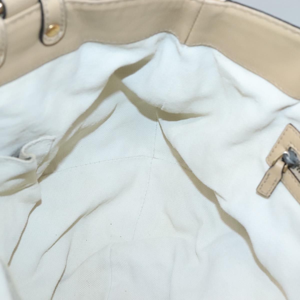 Gucci GUCCI GG Canvas Guccissima Tote Bag Leather Beige Gold Size ONE SIZE - 17 Thumbnail