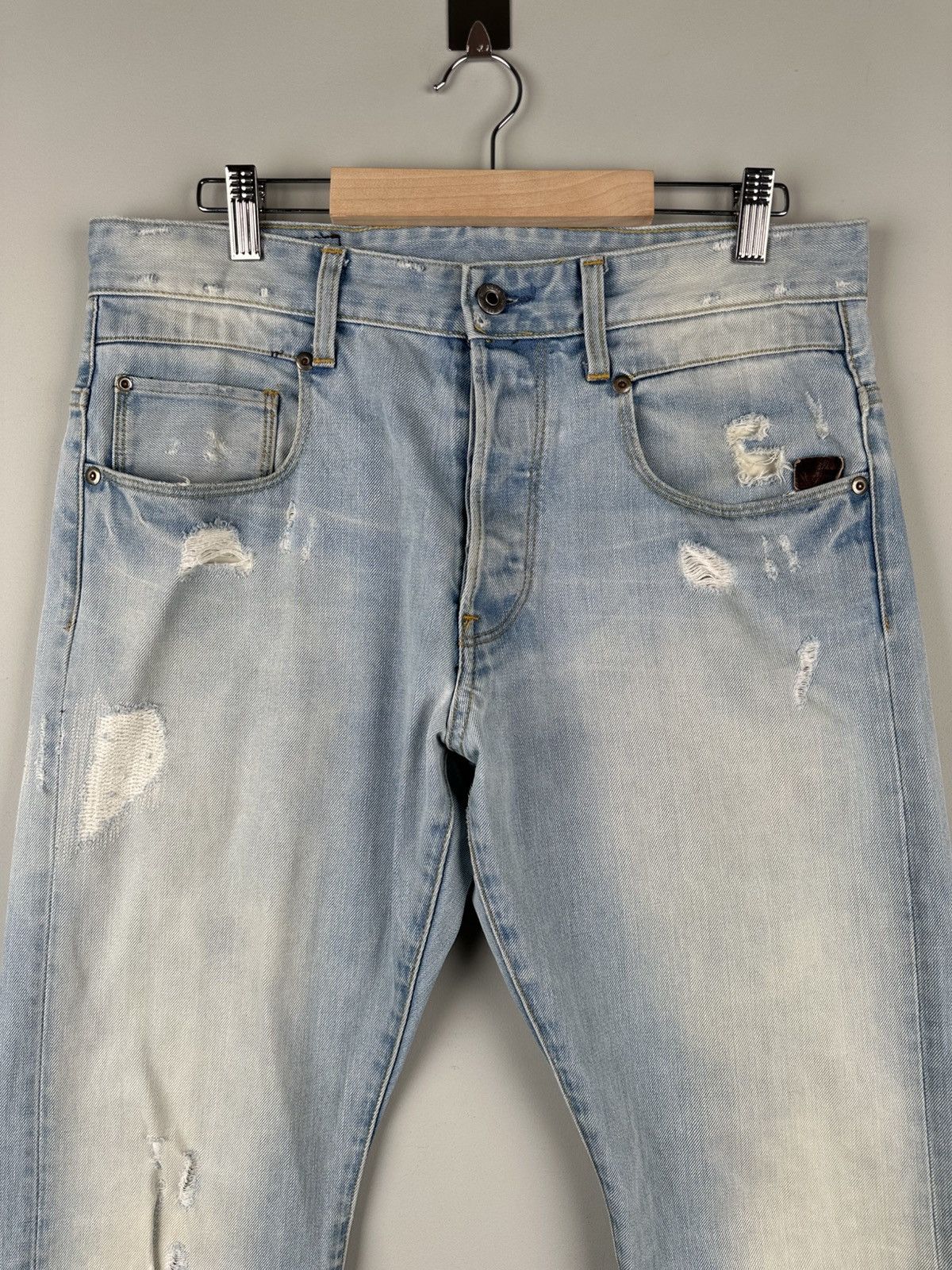 G-Star G-star Radar Tapered Avant Garde Jeans Denim Size US 33 - 3 Thumbnail