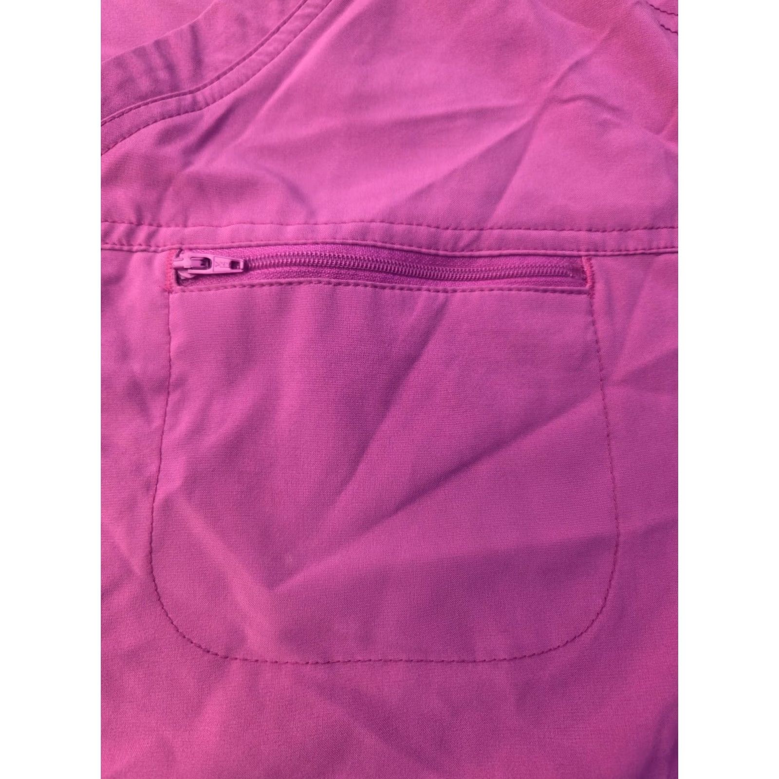 Vintage Scrubstar Scrub Top Womens 2XL Purple V-neck Short Sleeve Medical Nurse Size XXL / US 16-18 / IT 52-54 - 2 Thumbnail