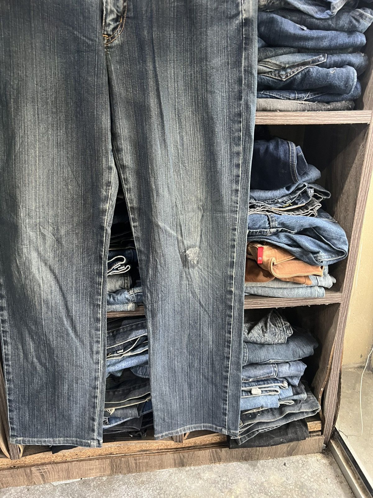 Edwin 🔥Vintage Edwin S403 Distressed Denim Size US 32 / EU 48 - 5 Thumbnail