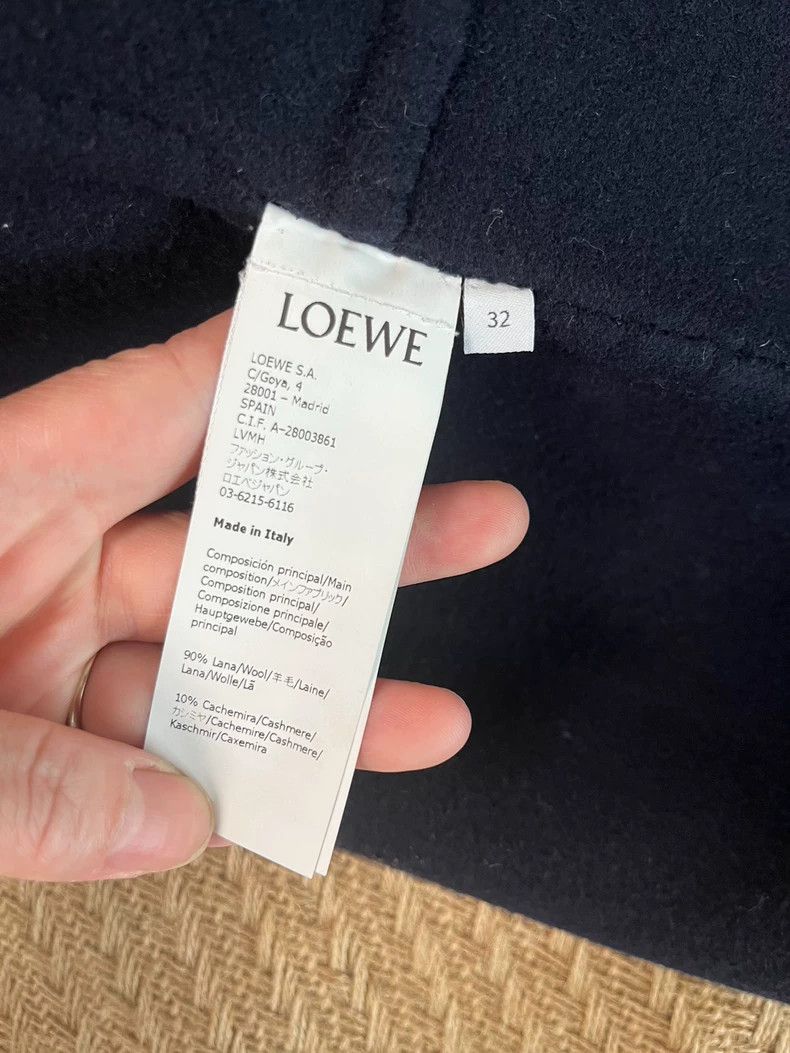 Loewe LOEWE Double row woolen coat Size 4XL / US 24-26 - 4 Thumbnail