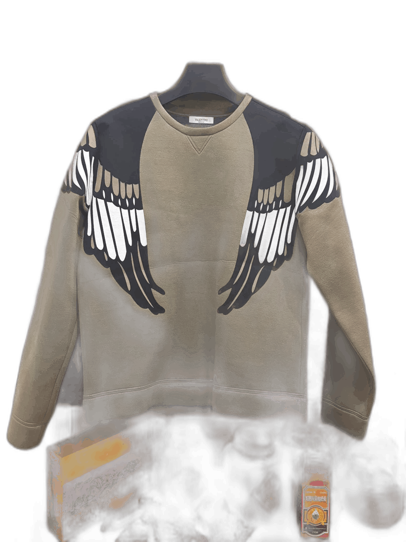 Valentino Valentino Classic Eagle Patch Sweatshirt Size S Size US S / EU 44-46 / 1 - 1 Thumbnail