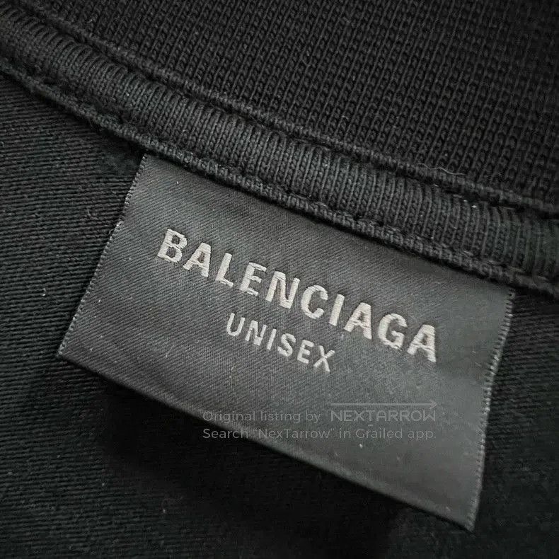 Balenciaga Balenciaga Black Front Logo Short Sleeve. Size US XS / EU 42 / 0 - 3 Thumbnail