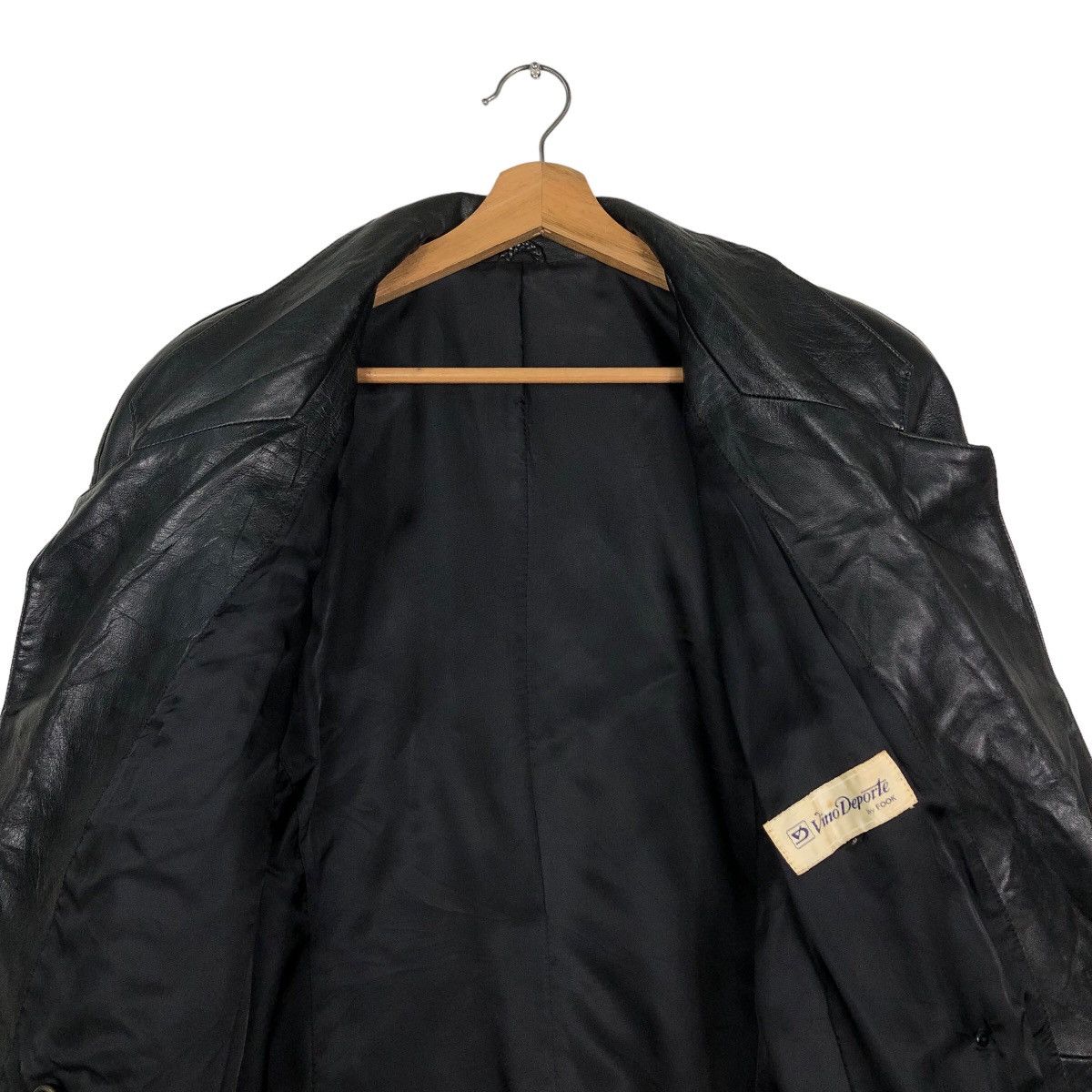Japanese Brand 🔥Vintage Biker Leather Jacket Vino Deporte Issey Miyake Size US M / EU 48-50 / 2 - 13 Thumbnail