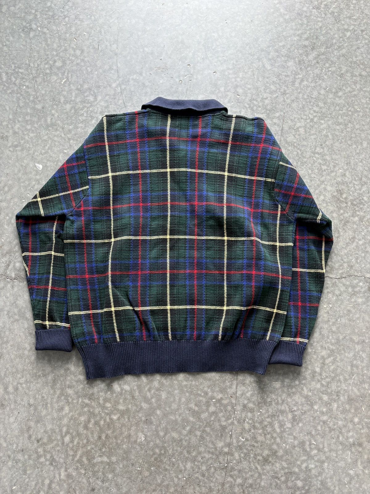 Polo Ralph Lauren Vintage 90s Polo Ralph Lauren Tartan Plaid Knit Sweater Size US XL / EU 56 / 4 - 5 Thumbnail