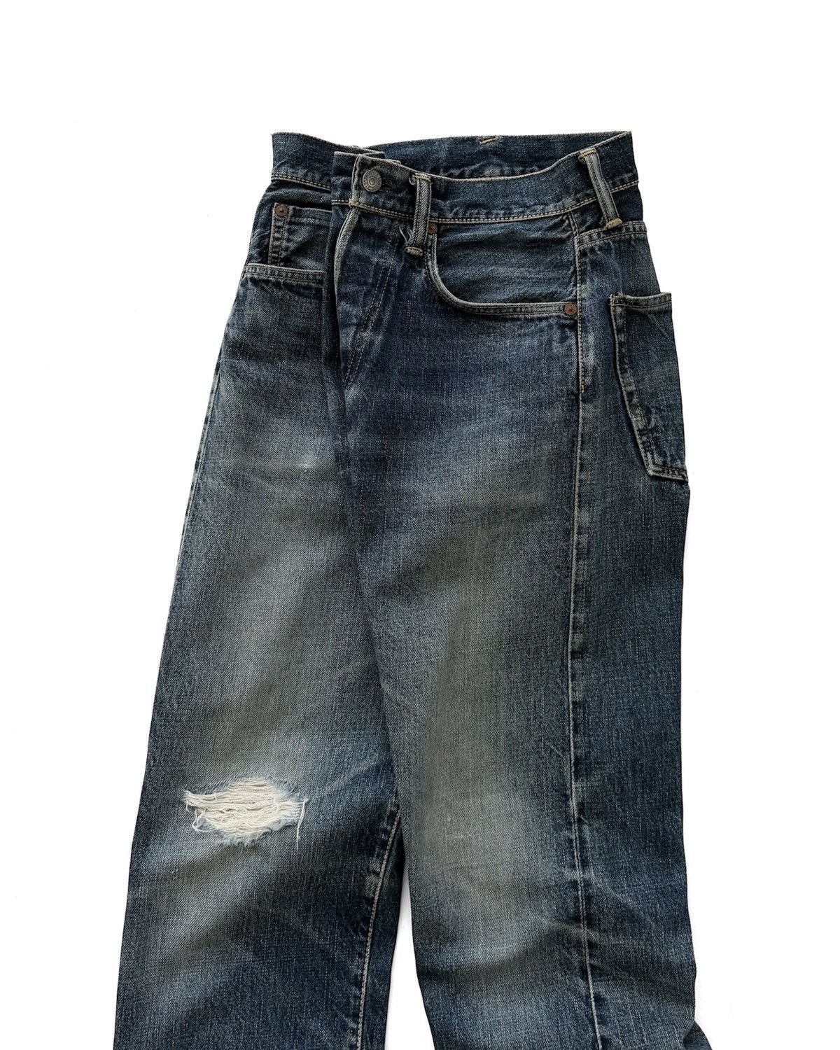 Evisu Vintage00s EVISU SELVEDGE DENIM JEANS Size US 29 - 2 Thumbnail