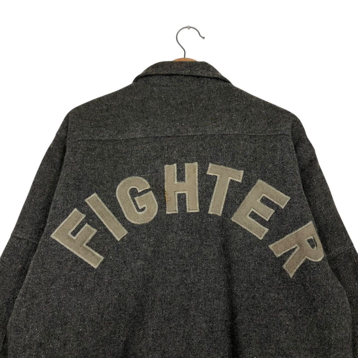 Hysteric Glamour 🔥VINTAGE WOOL BOMBER JACKET KEARNEY HOUSE FULLPATCH BIG LOGO Size US M / EU 48-50 / 2 - 11 Thumbnail