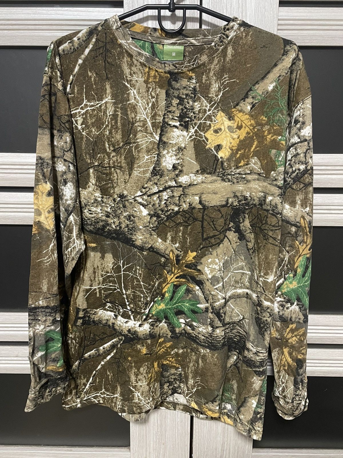 Realtree × Vintage Camo Thick Jungle Tree Deep Real Tree T Shirt Hunt 3D Tee Size US M / EU 48-50 / 2 - 1 Thumbnail