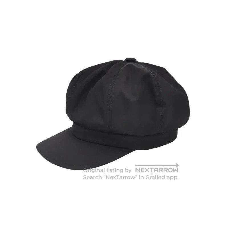 Prada Prada Solid Color Triangle Logo Newsboy Cap. Size ONE SIZE - 1 Thumbnail