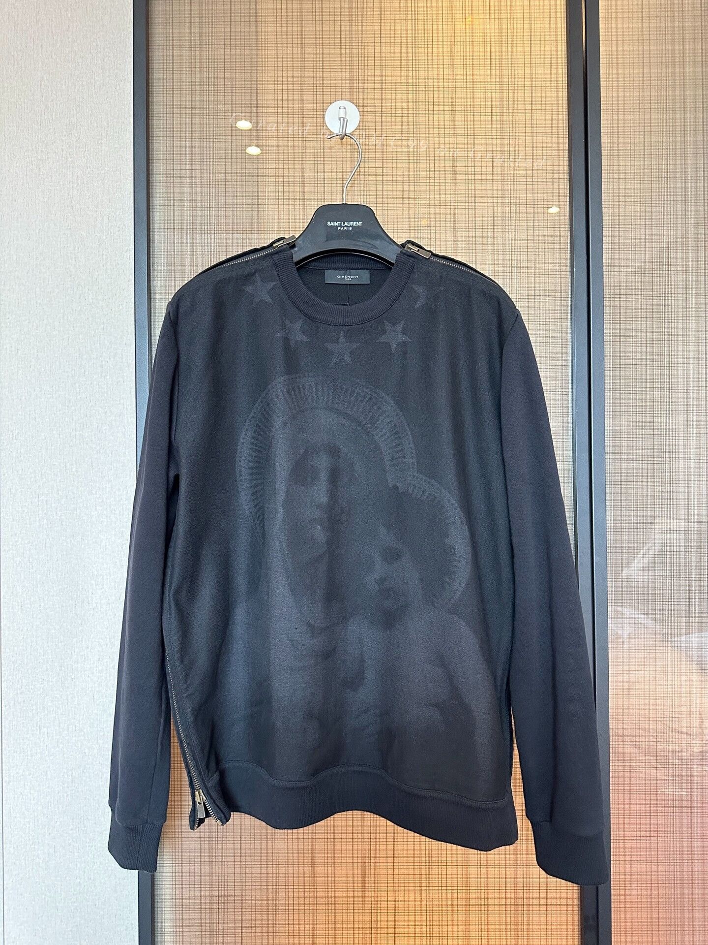 Givenchy Givenchy Star Zip Men's Sweatshirt Size US L / EU 52-54 / 3 - 1 Thumbnail
