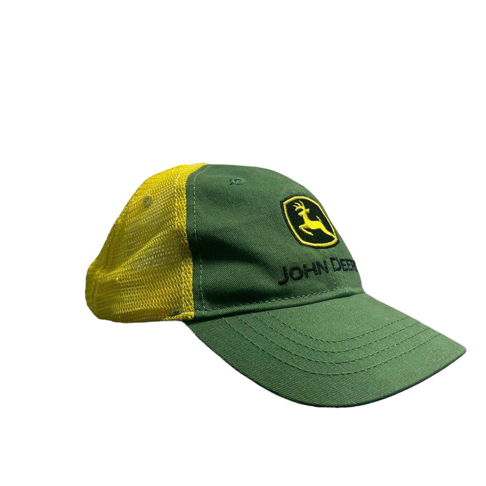 John Deere Toddler JOHN DEERE Hat Green Yellow Mesh Adjustable SnapBack Size ONE SIZE - 6 Thumbnail