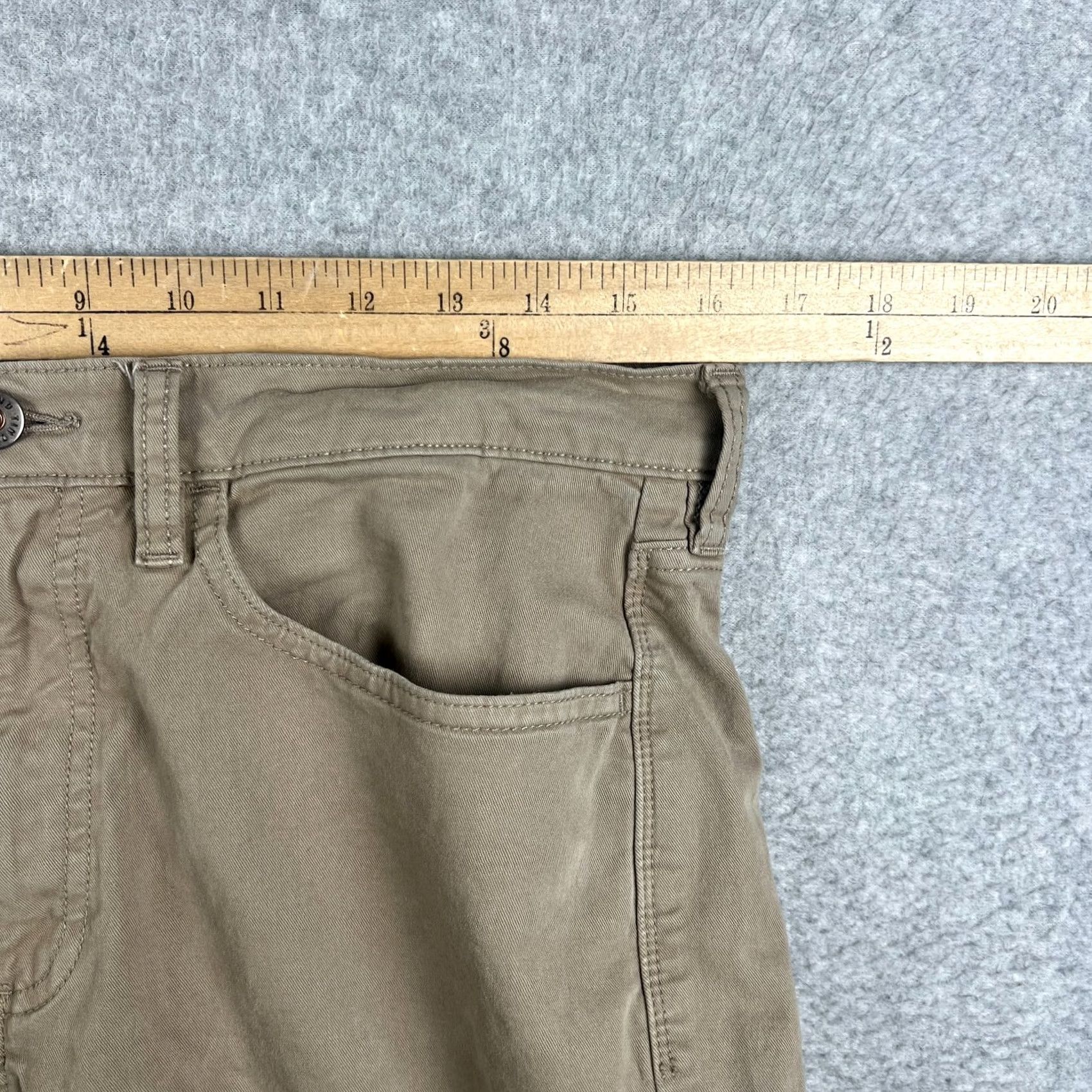 Flint And Tinder Flint & Tinder 365 Pants Slim Fit Chino Mens 32x30 Beige Stretch Size US 32 / EU 48 - 6 Thumbnail