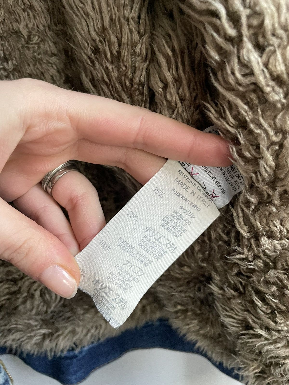 Diesel Diesel Blue fur lining Jacket Washed work jacket y2k hype Size US M / EU 48-50 / 2 - 5 Thumbnail