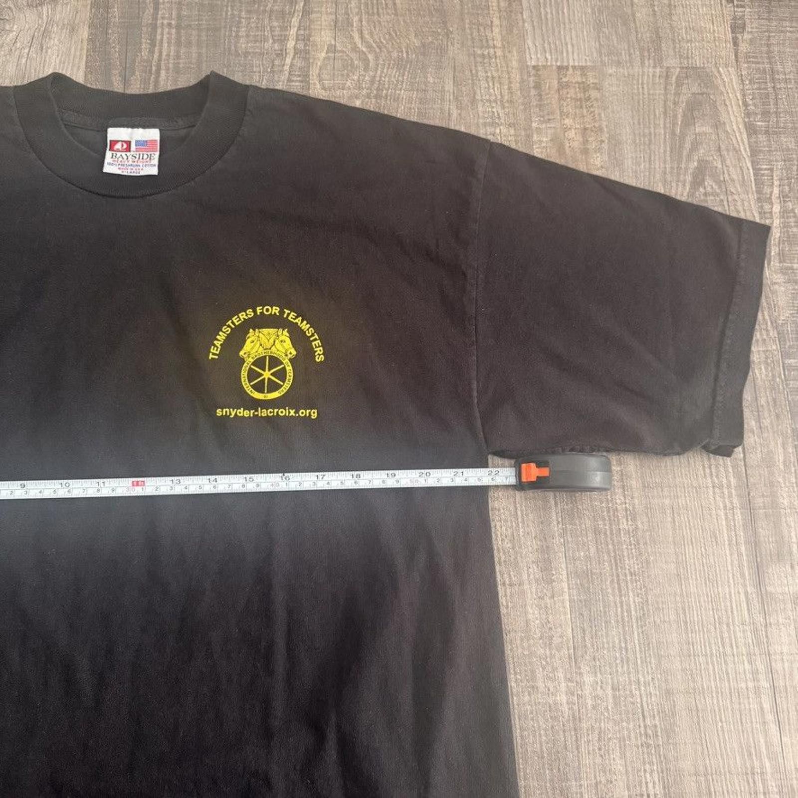Vintage BAYSIDE • VNTG "Organized Labor" Pre-Shrunk Pocket Tee (XL) Size US XL / EU 56 / 4 - 5 Thumbnail
