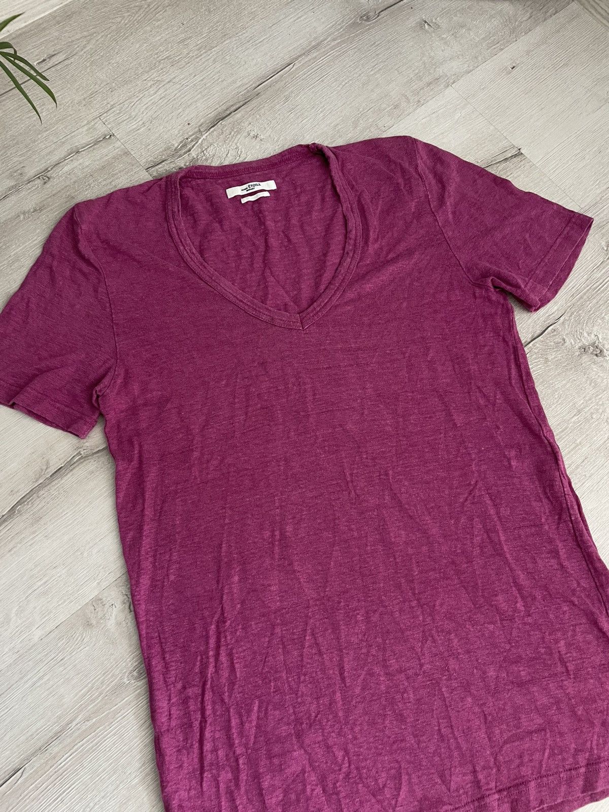 Isabel Marant Etoile Isabel Étolie Marant Basic Minimalist Tee V neck Classic Y2k Size S / US 4 / IT 40 - 4 Thumbnail