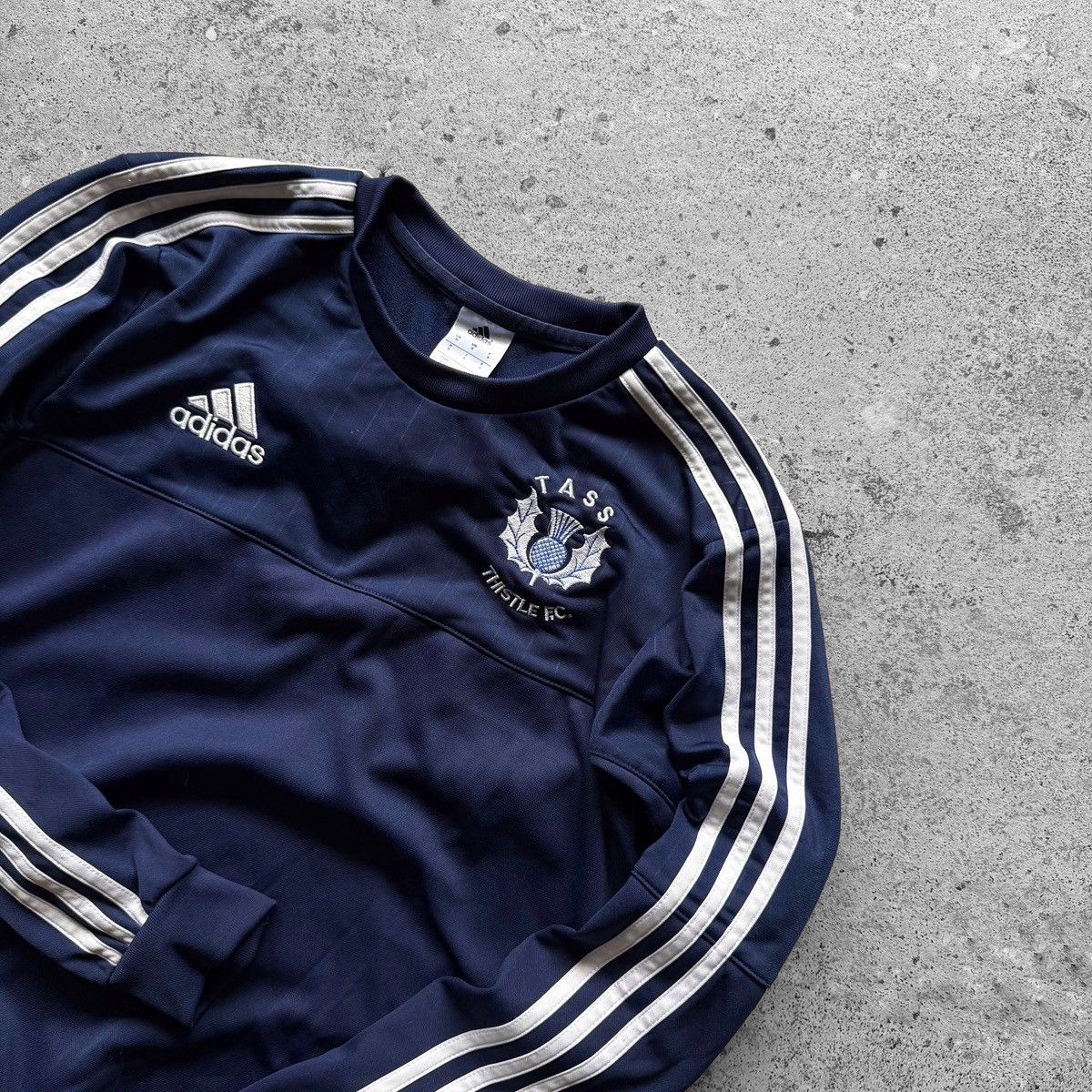Adidas Adidas Mens TASS Thistle FC Football Training Sweatshirt Size US S / EU 44-46 / 1 - 4 Thumbnail