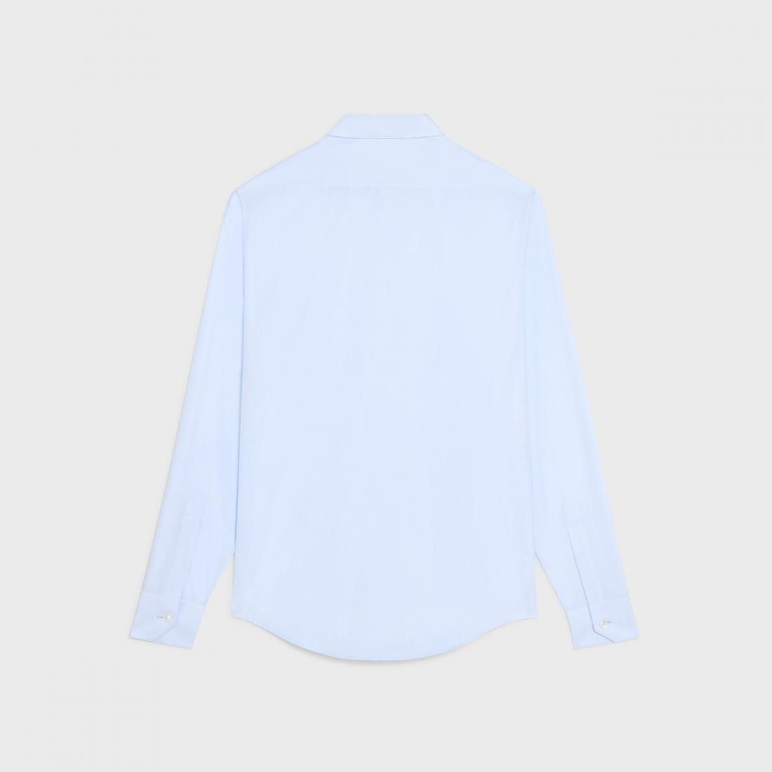 Celine o1bcso1str0824 Loose Shirt in Light Blue Size US XS / EU 42 / 0 - 2 Thumbnail
