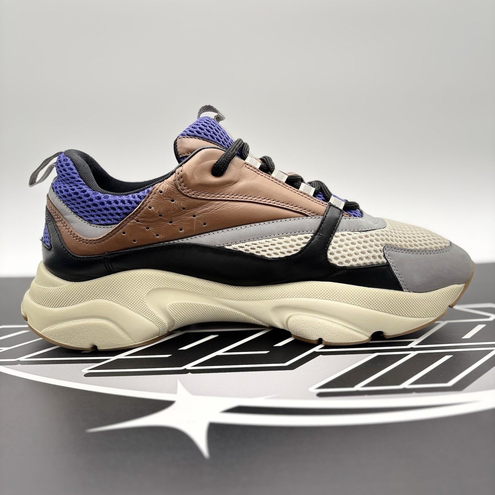 Dior Dior B22 Sneaker ' Coffee/Violet ' | GOOD CONDITION! Size US 12 / EU 45 - 13 Thumbnail