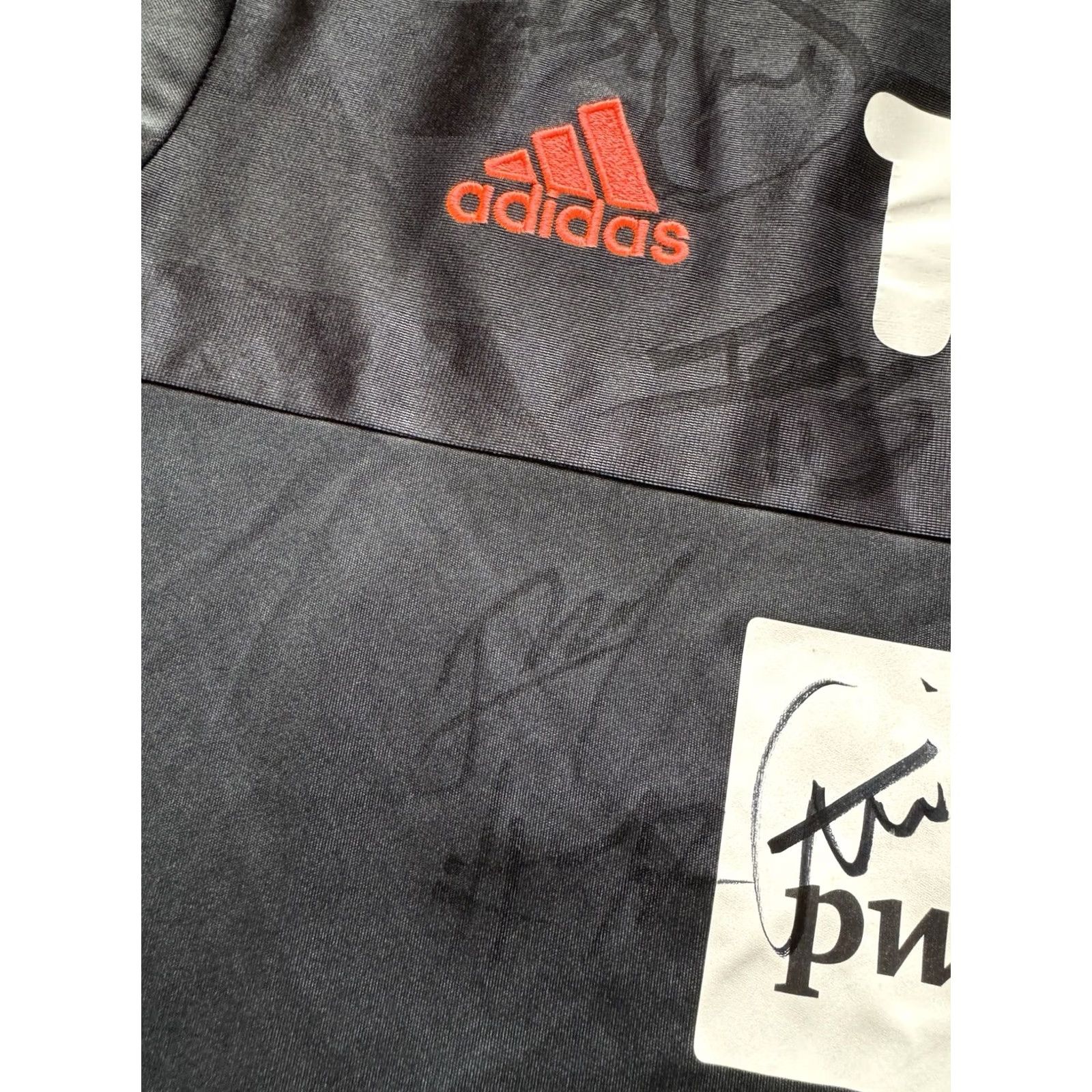 Adidas Adidas Handball Jersey Shirt S Signed Gray Long Sleeve Climalite Grasshoppers Zurich #12 Phillippe Cachin Mens Size US S / EU 44-46 / 1 - 4 Thumbnail