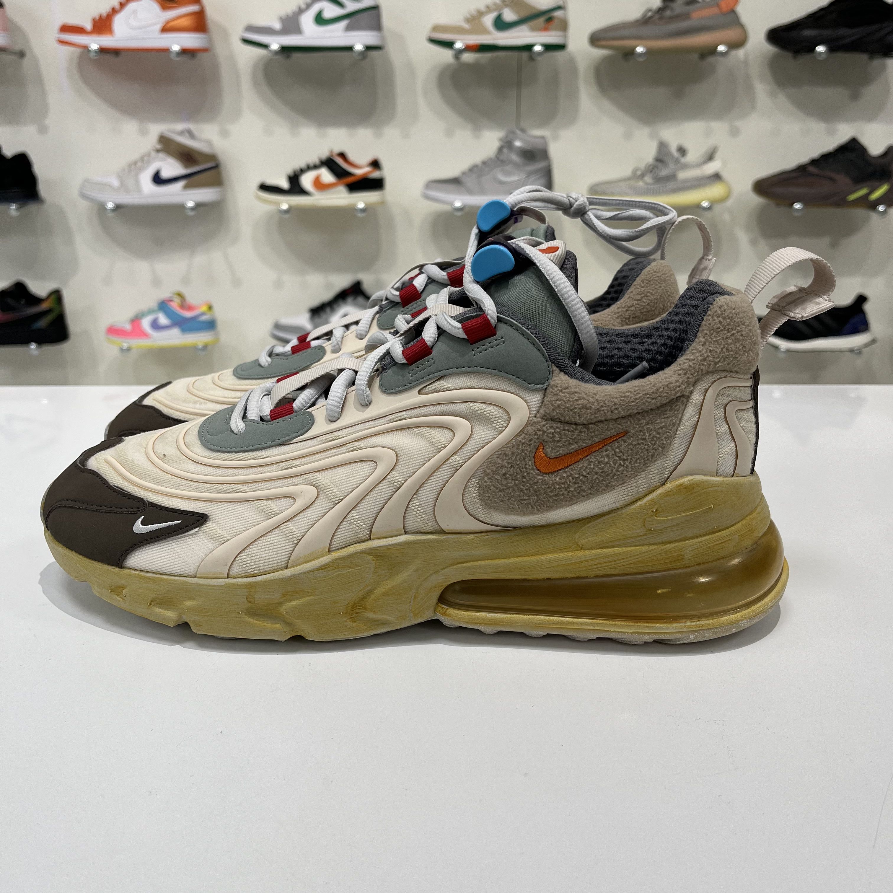 Nike Nike Air Max 270 React Eng Travis Scott Cactus Trails Size US 11 / EU 44 - 2 Thumbnail