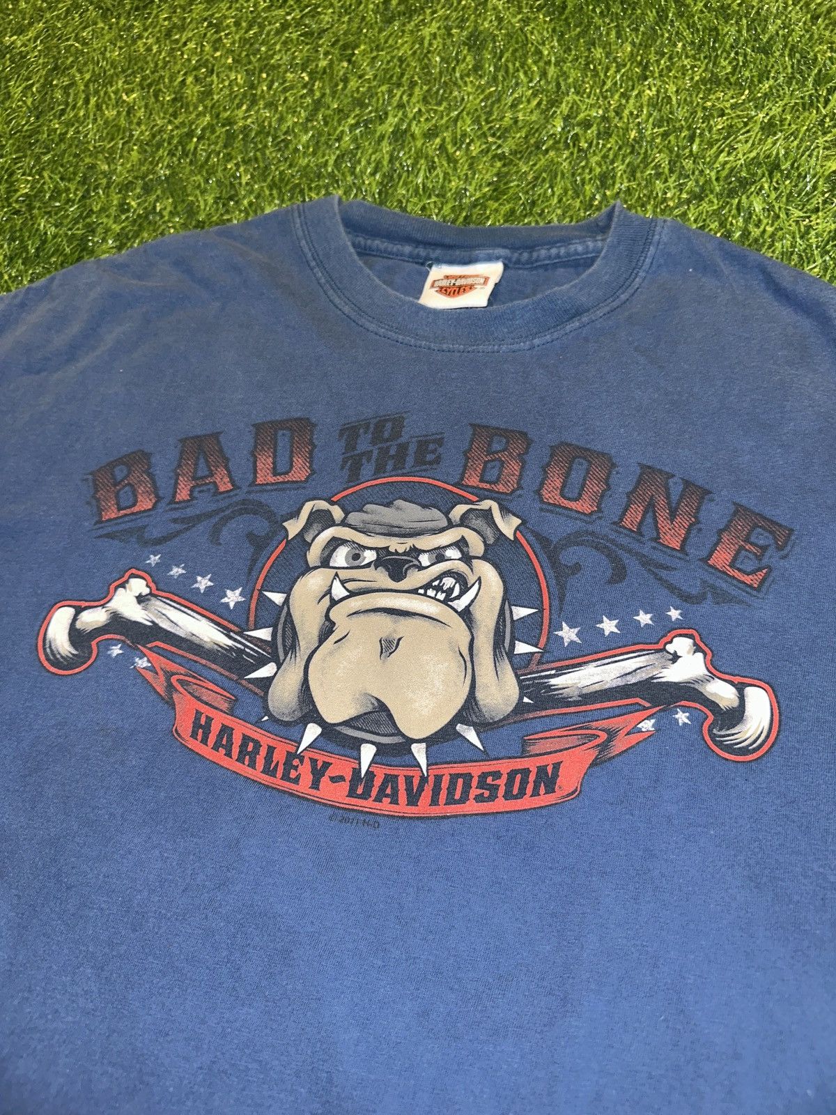 Harley Davidson Harley davidson motorcycles bad to the bone dog tee shirt XL Size US XL / EU 56 / 4 - 2 Thumbnail